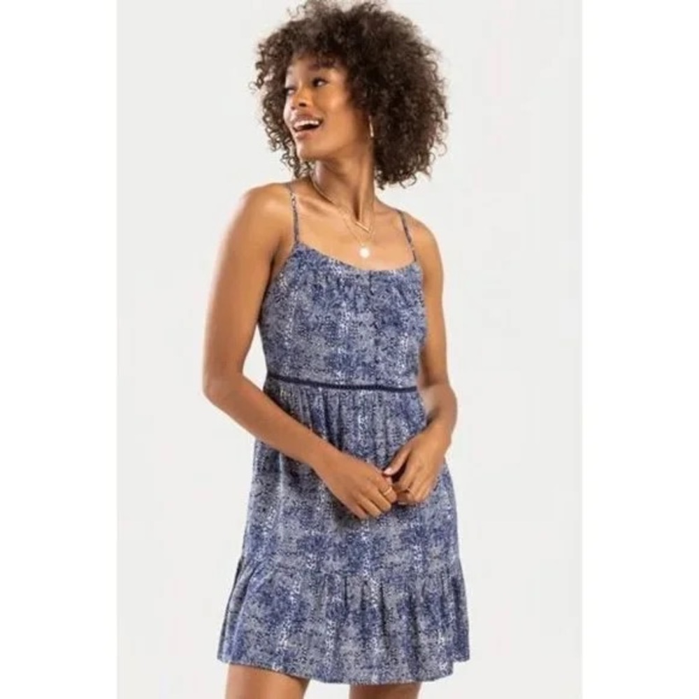 Blue Rain Miah Tribal Mini Dress Size Small - Picture 1 of 12